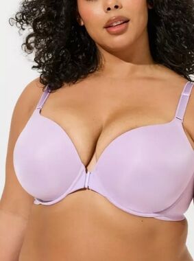 🆕️💜 TORRID 46C  LIGHTLY LINED PERFECT COVERAGE FRONT-CLOSE SMOOTHING BRA 💜